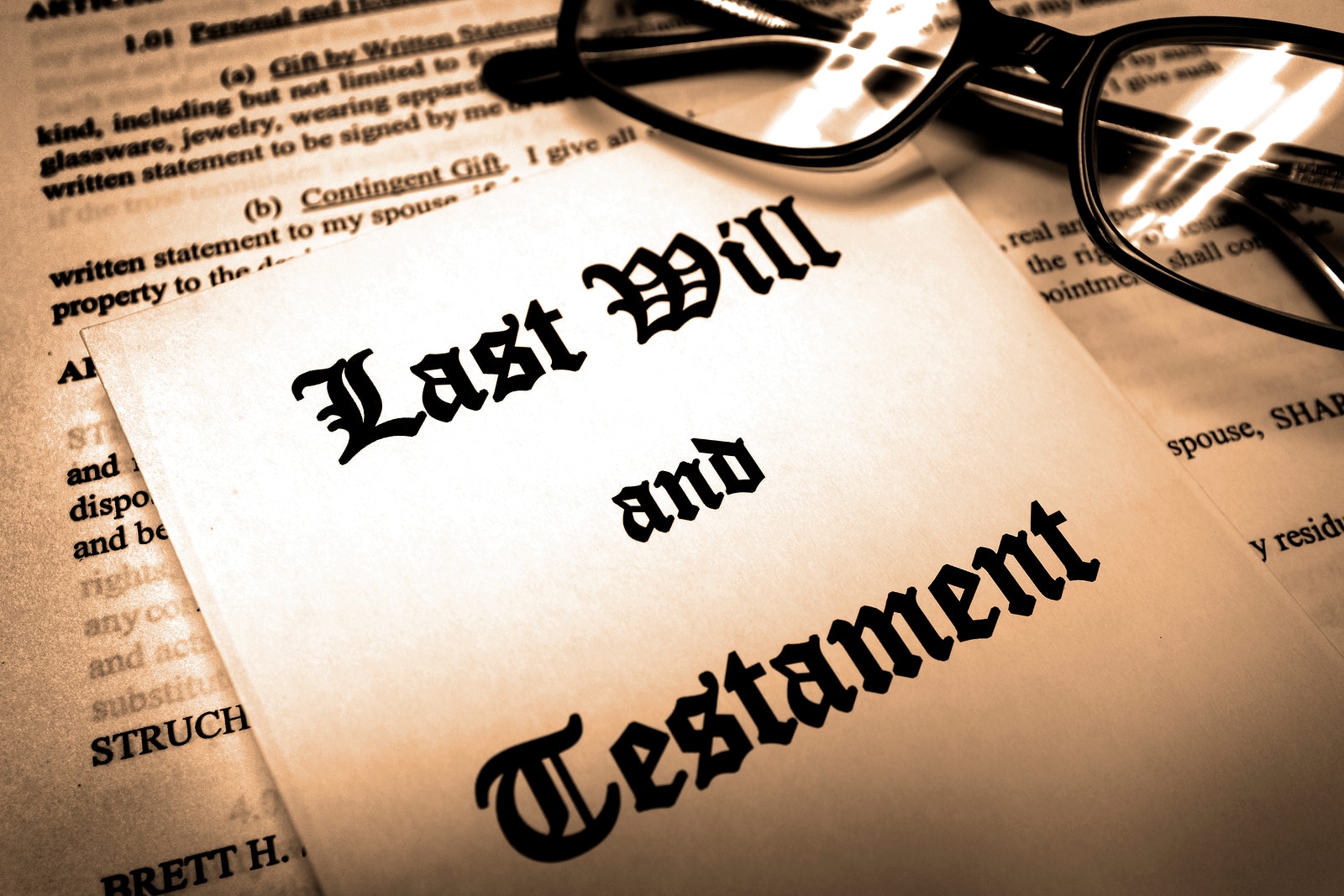 Last will and testament for Estate Planning