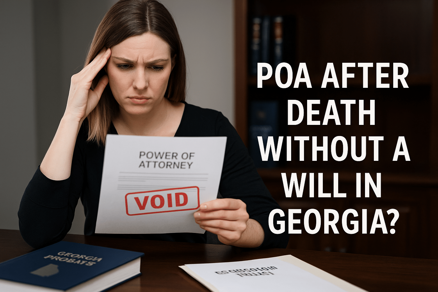 POA After Death Without a Will in Georgia