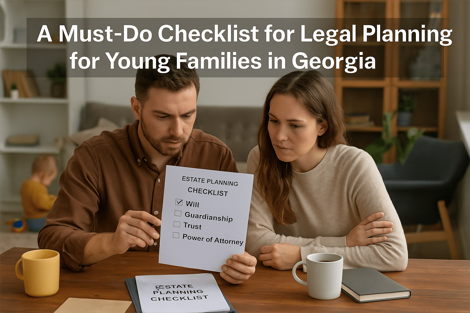 A Must-Do Checklist for Legal Planning for Young Families in Georgia.