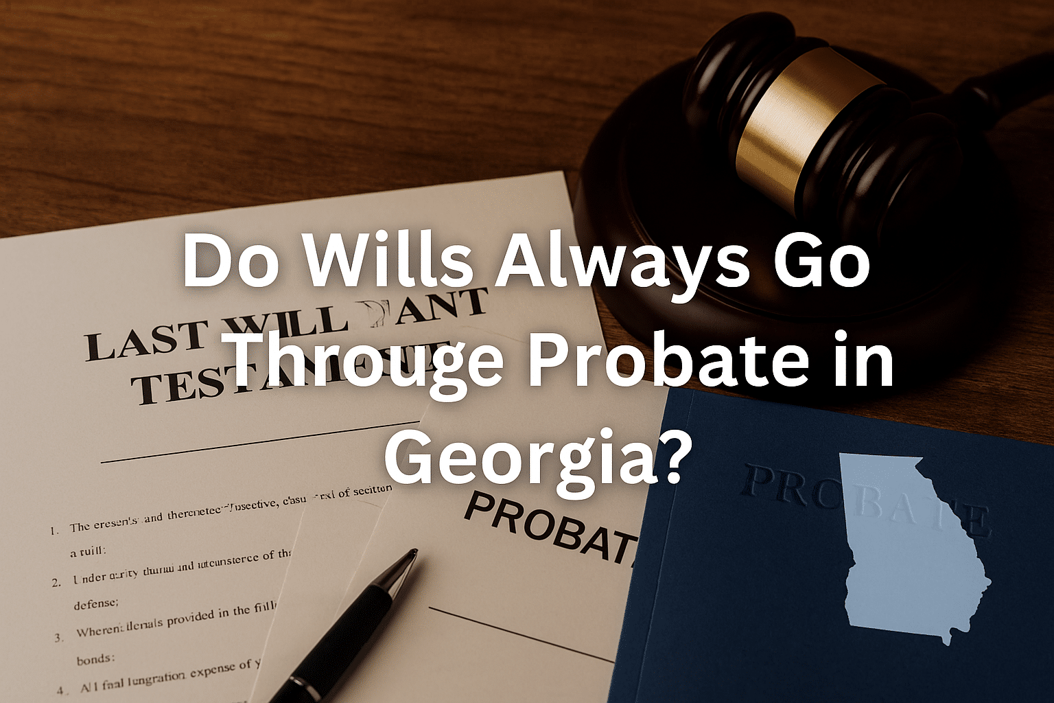 Do Wills Always Go Through Probate in Georgia?