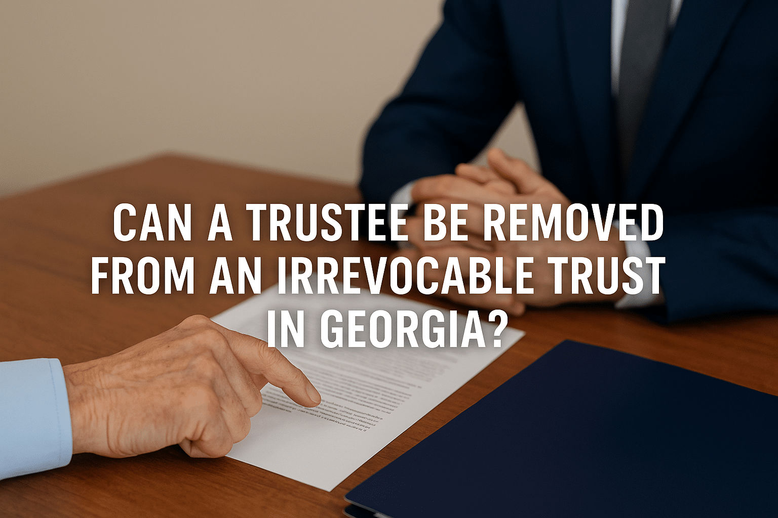Can a Trustee Be Removed from an Irrevocable Trust in Georgia?