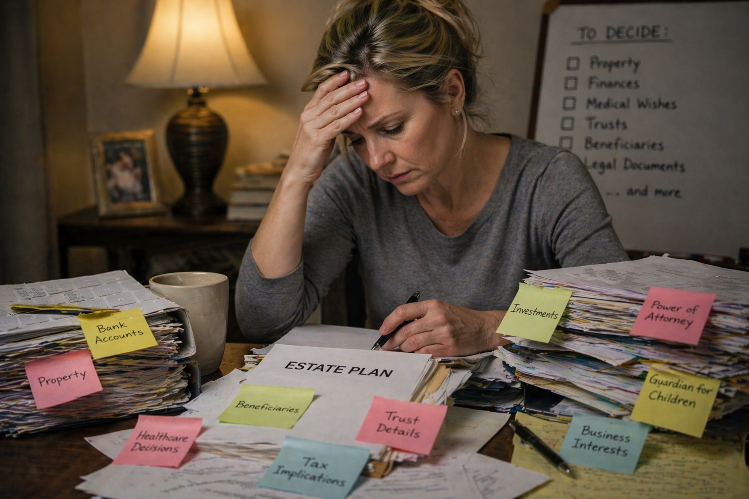 Overwhelmed by estate planning details