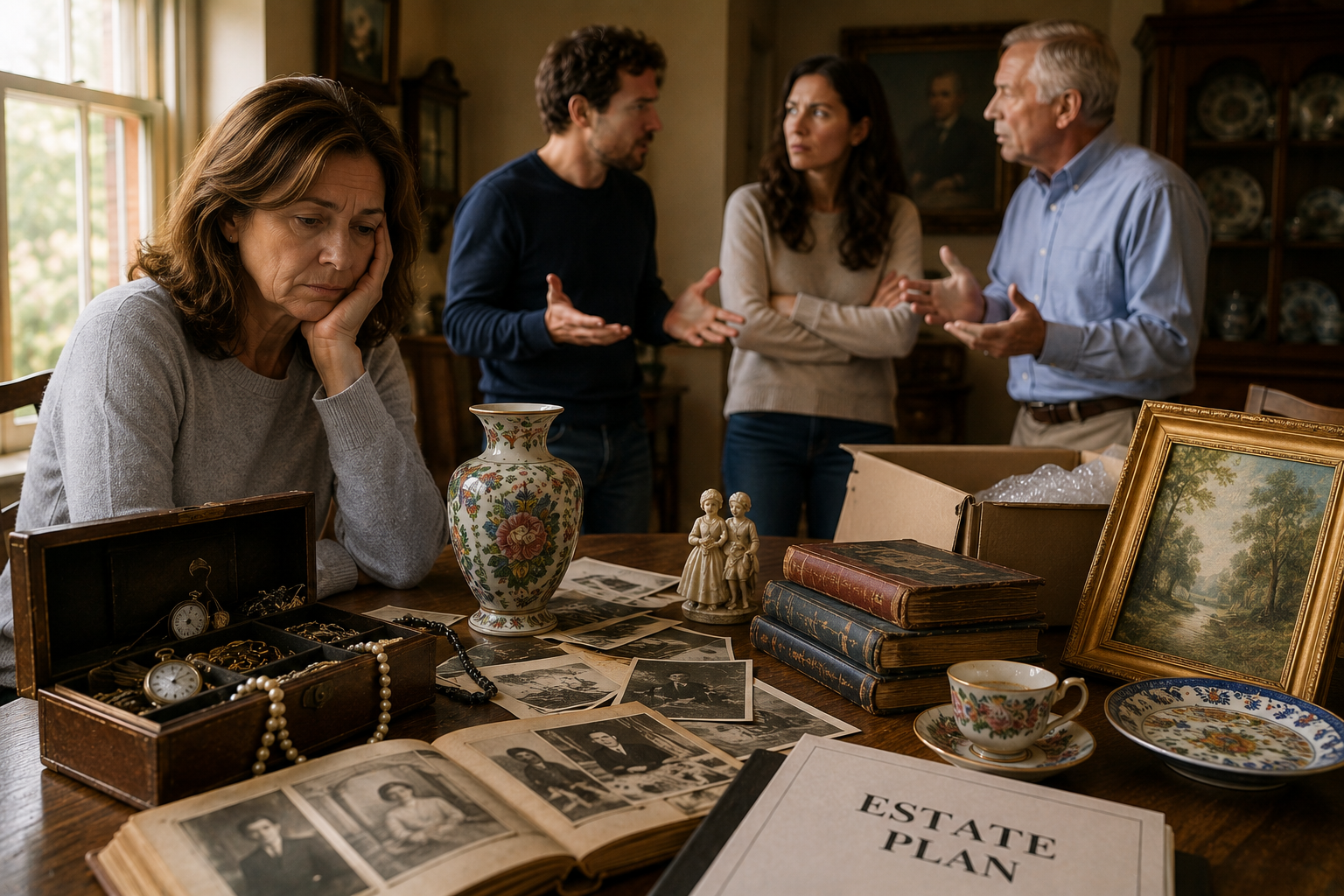 Family dispute over heirlooms and memories