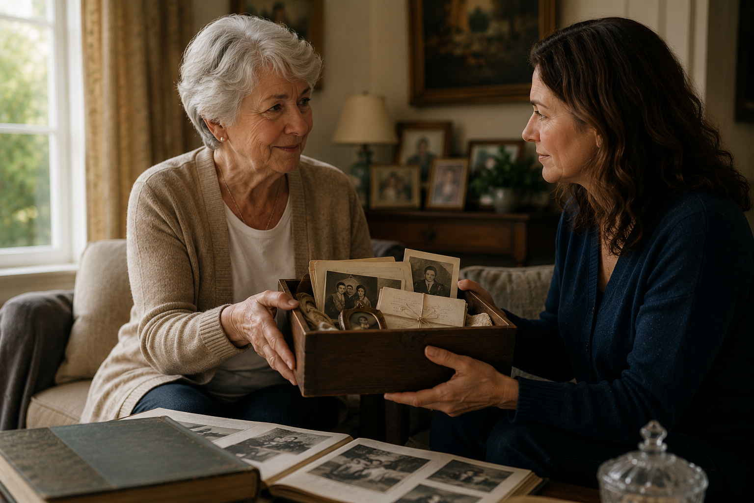 Sharing memories and heirlooms together
