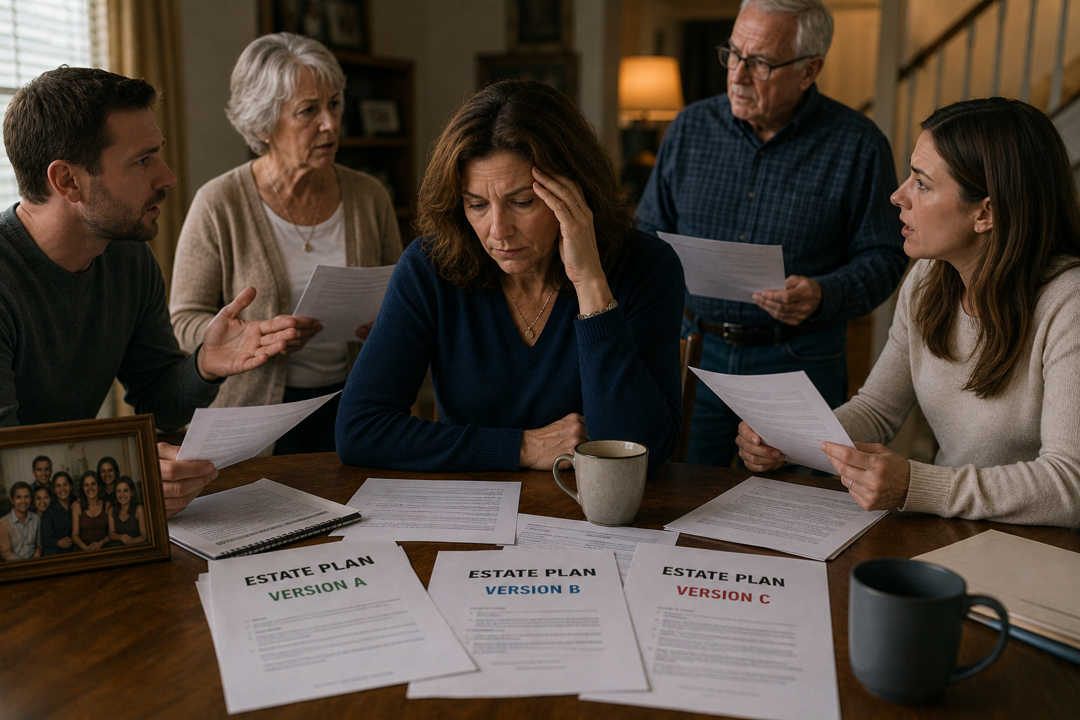 Family dispute over estate planning