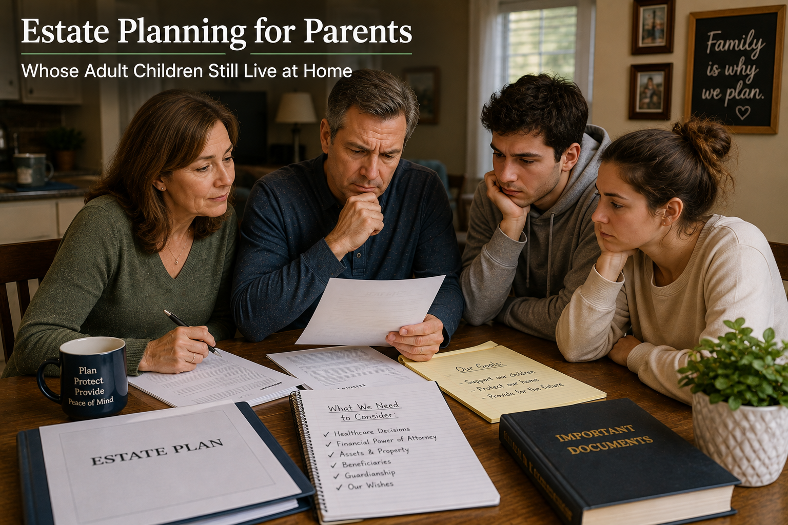Estate Planning for Parents Whose Adult Children Still Live at Home
