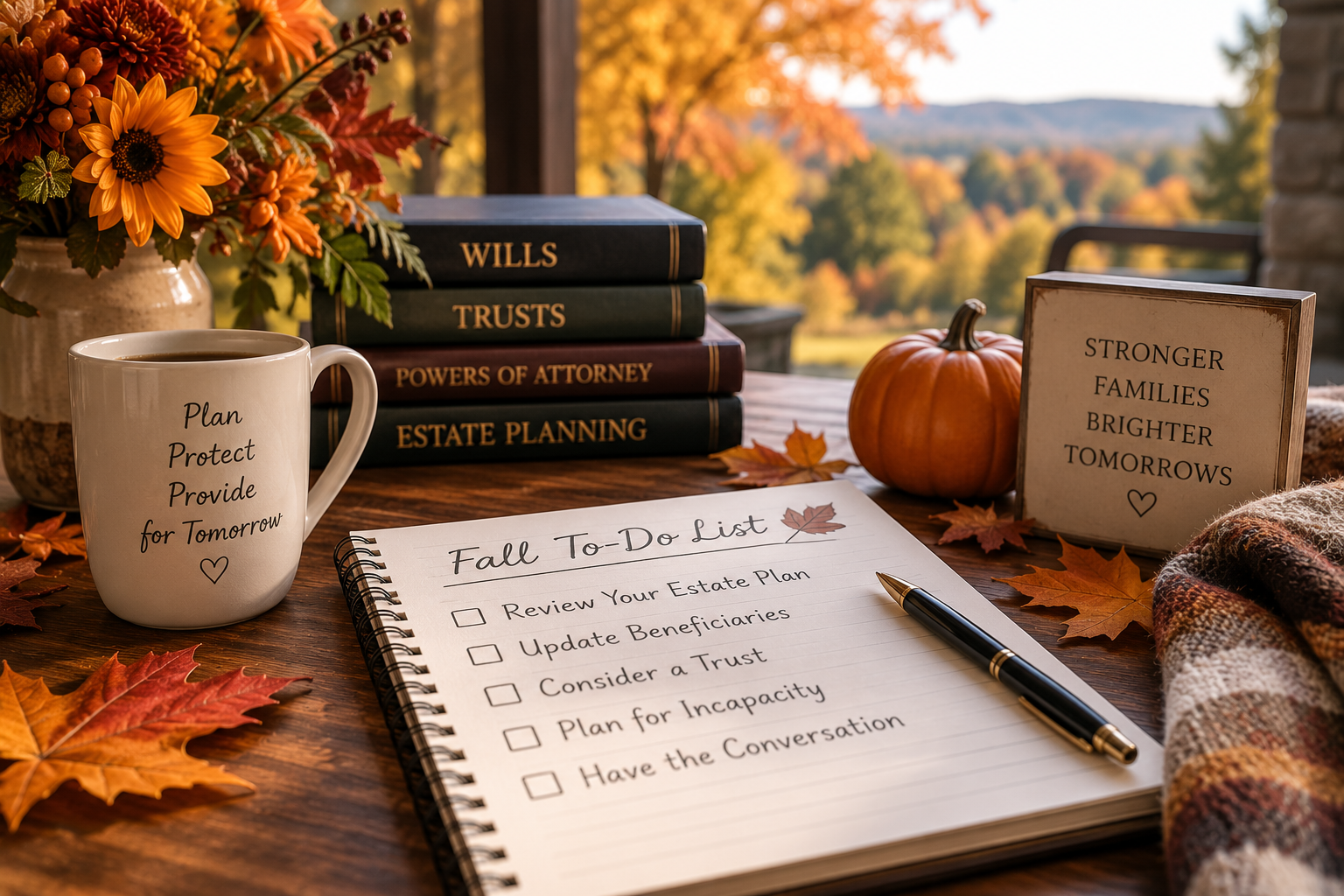 Autumn Estate Planning Still Life